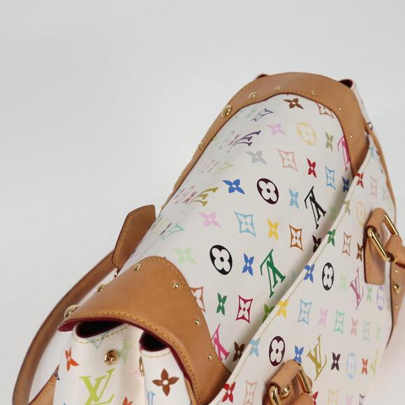 LOUIS VUITTON Monogram Multicolor Beverly GM Hand Bag White M40201 - Picture 14 of 16